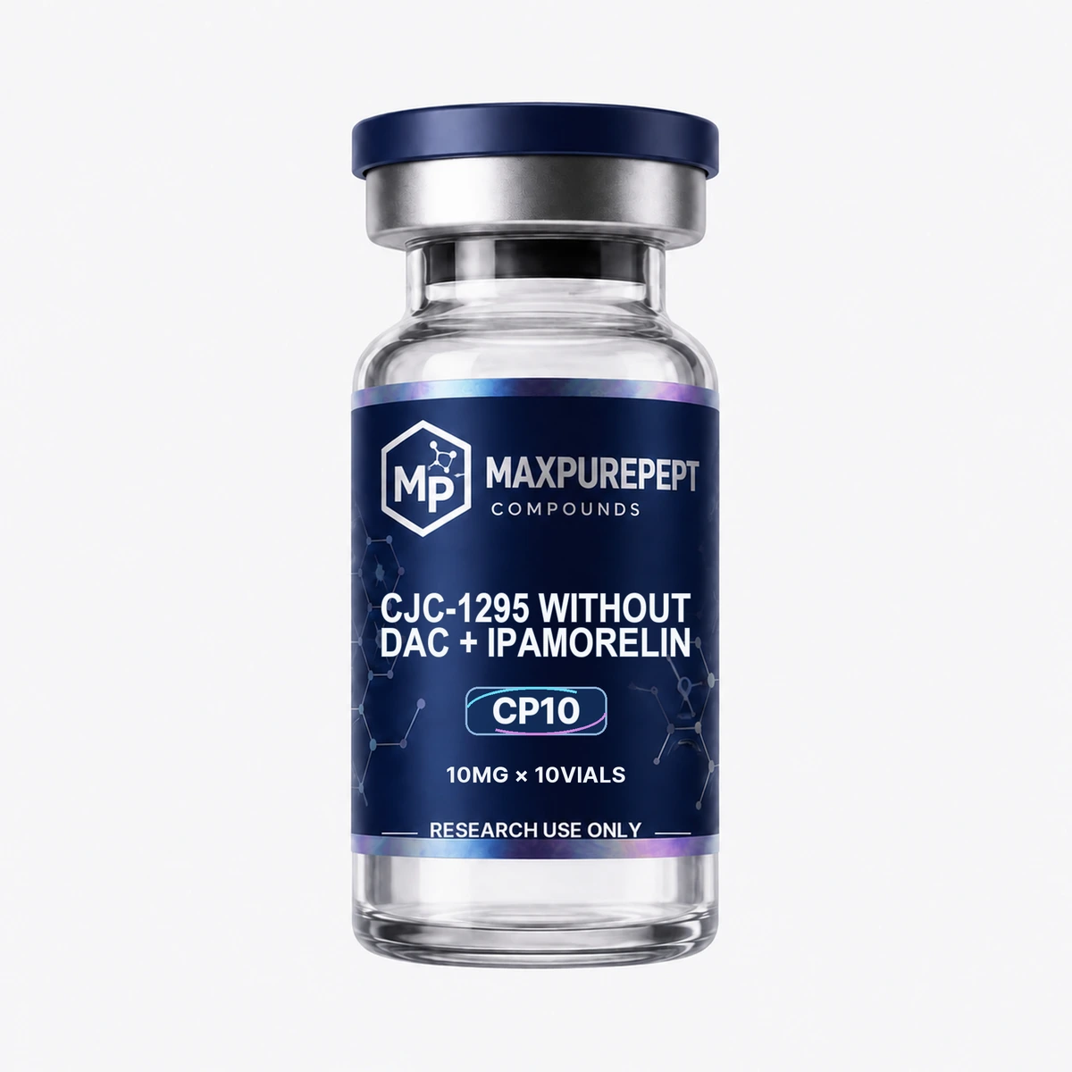 MAXPUREPEPT CJC-1295 without DAC + Ipamorelin unified product vial