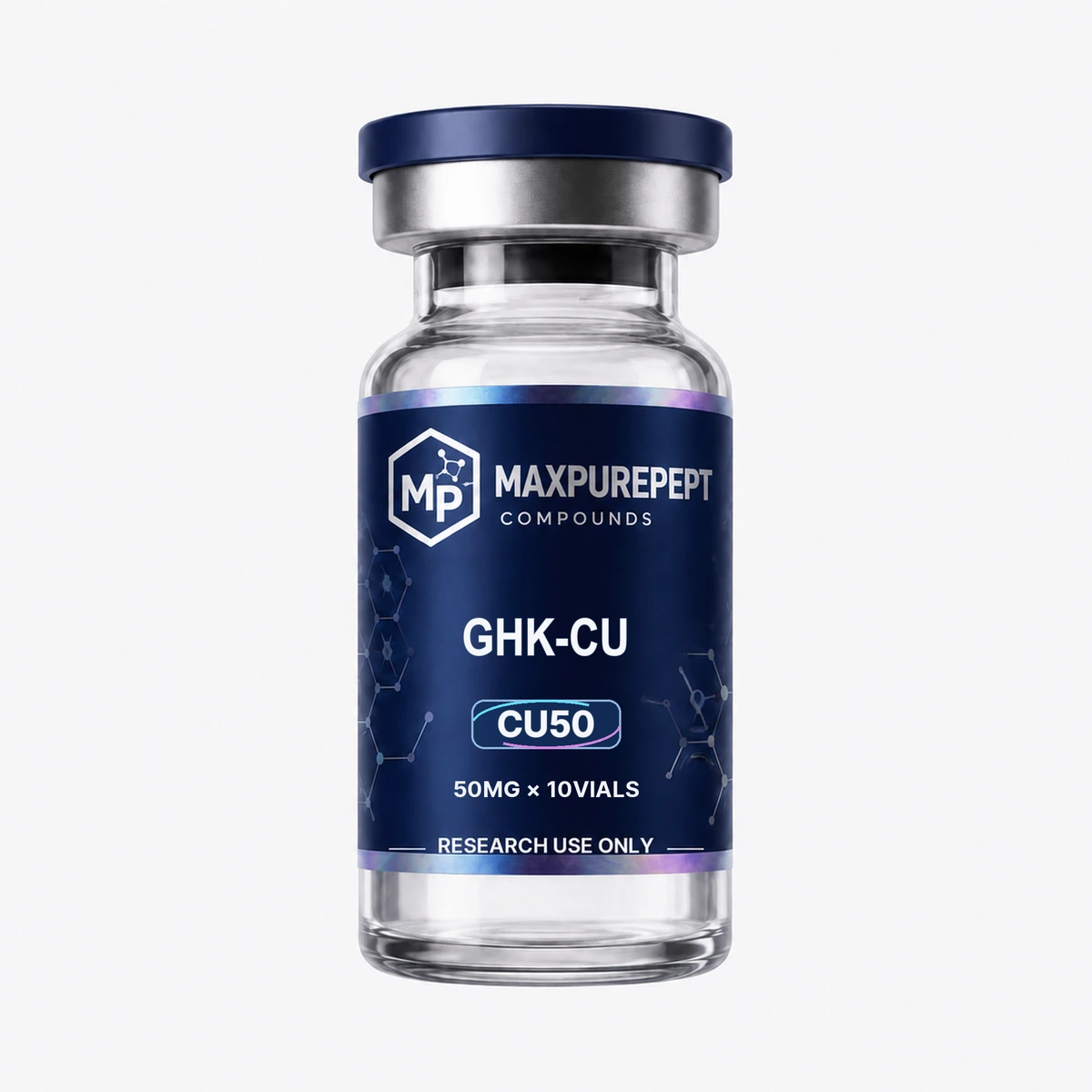 MAXPUREPEPT GHK-Cu unified product vial
