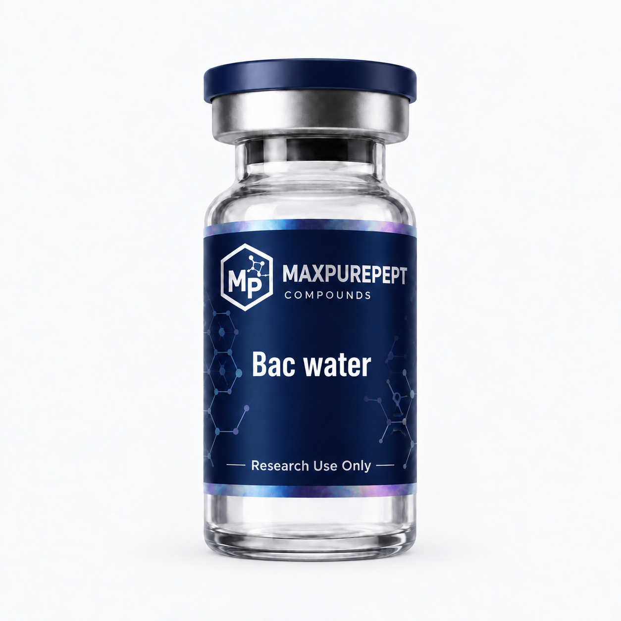 MAXPUREPEPT Bac water name-only vial illustration