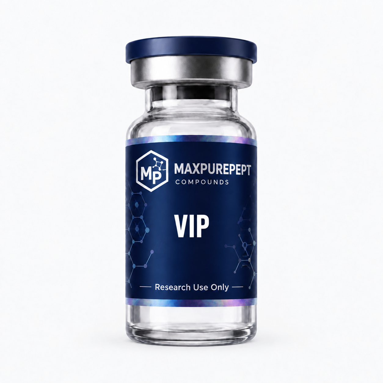 MAXPUREPEPT VIP name-only vial illustration